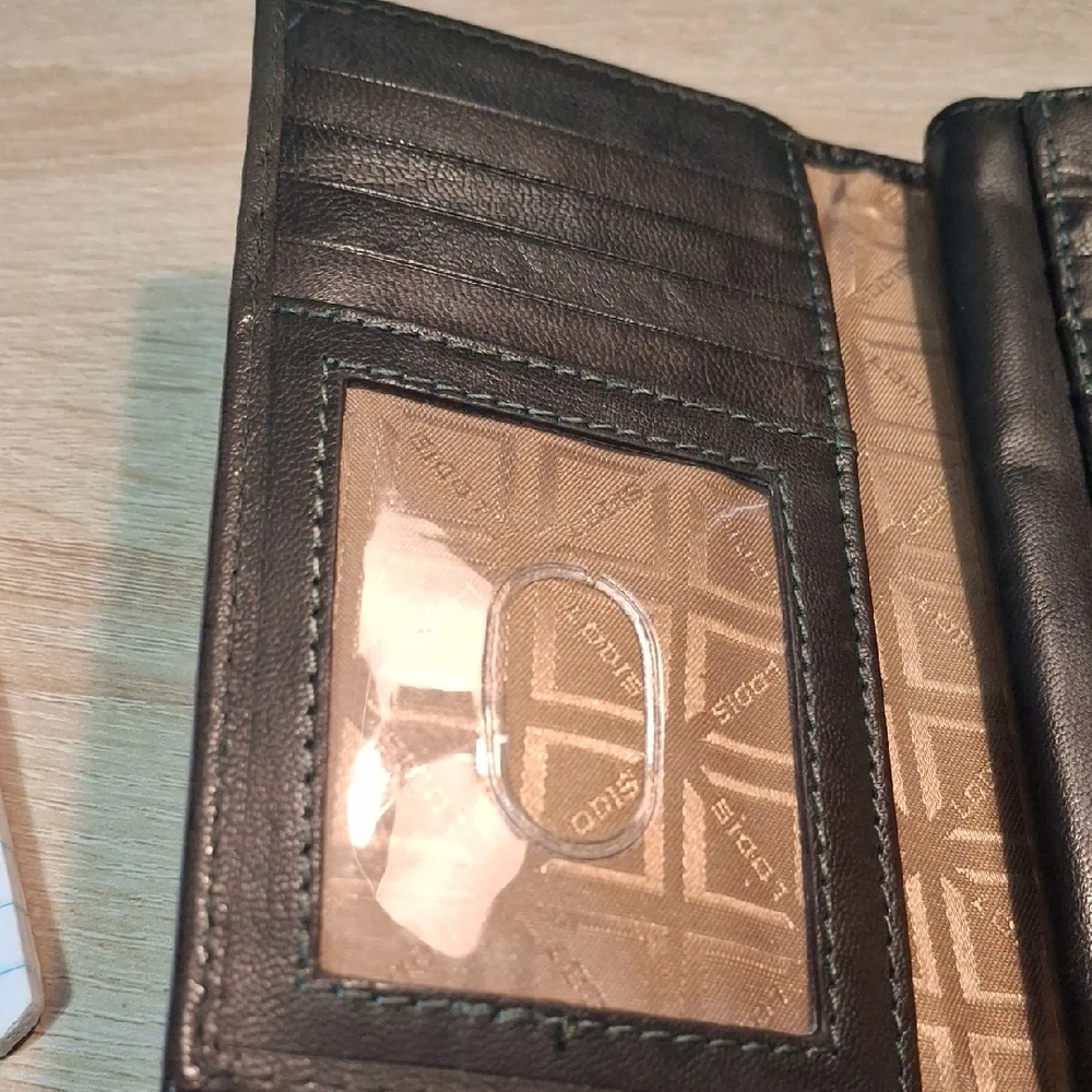 Lodis Dark Brown Trilfold Leather Wallet